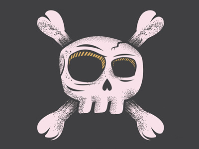 Skull bones illustrator skull