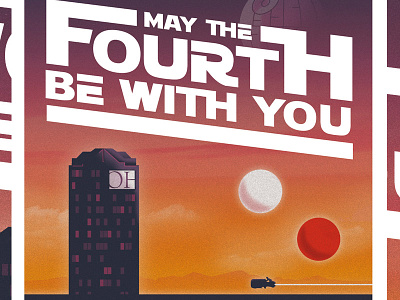 May 4th agency illustrator may the 4th may the fourth photoshop starwars