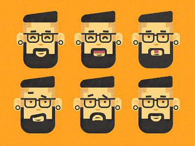 Face Expressions cellphone character design face expressions hipster illustrator photoshop tattoos trendy