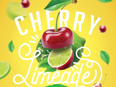 Cherry Limeage cherry illustrator lime limeade photoshop
