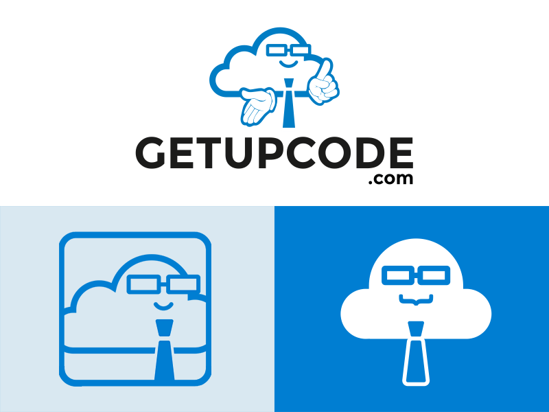 Getupcode code logo cloud