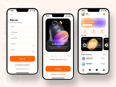 Dvyne crypto app adobe xd app branding design figma graphic design logo ui