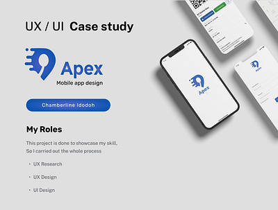 UX Case Study - Apex Delivery App design illustration product design productdesign ui ux