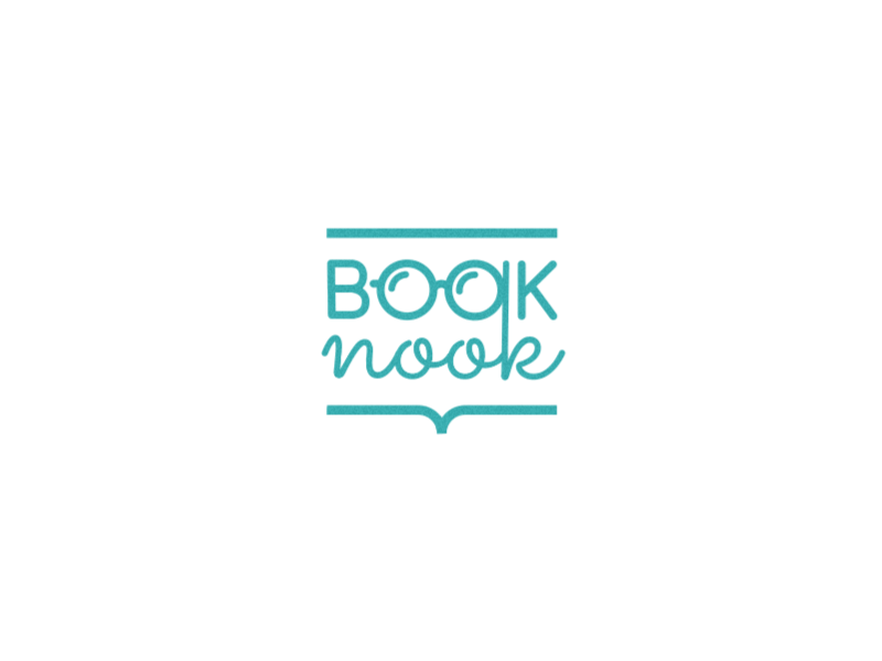 BookNook animation book flat lines logo logo design logotype motion design