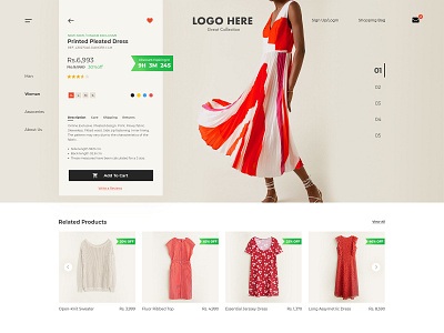 Product Details Page design ui ux