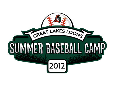 Great Lakes Loons Baseball Camp logo baseball camp great lakes loons summer