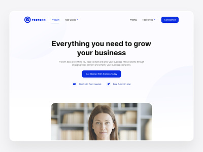 Protonn - Landing Page