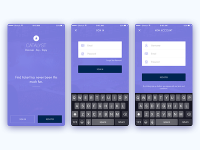 Daily UI Challenge #001 — Signup