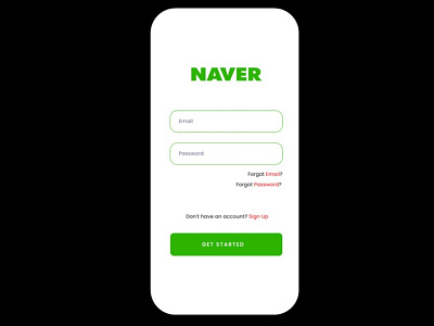 Redesign Login Page Naver