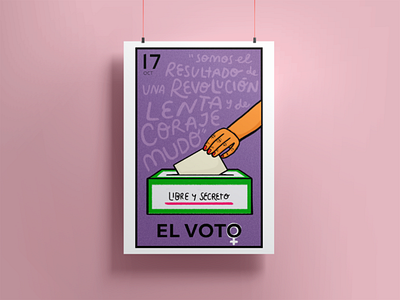 Female Vote - Collective expo graphic design illustration