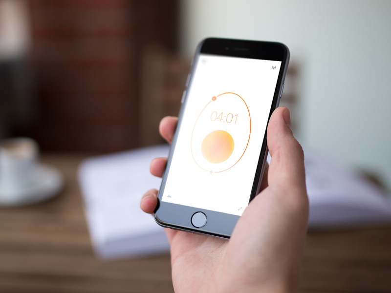 Happy Easter! egg timer perfect ios app design interface clock application iphone ipad easter