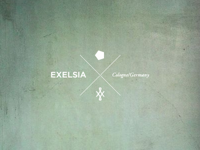 EXELSIA Vintage exelsia logo sign texture vintage wall