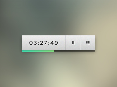 Minimal Time Tracker desktop minimal simple small time tracker ui