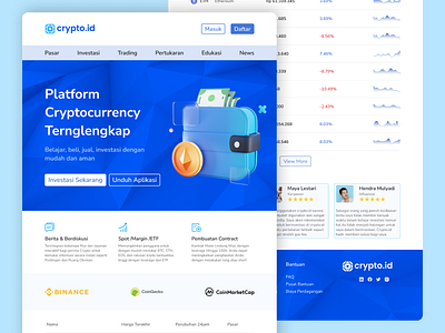 Cryptocurrency Exchange Indonesia blockchain cry design nft ui ux