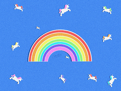 Unicorns and Rainbow
