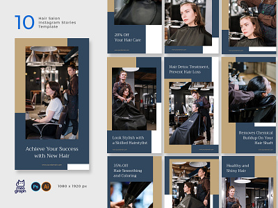 Hair Salon Instagram Stories