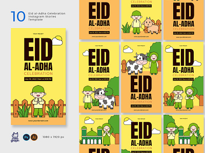Eid al Adha Celebration Instagram Stories happy