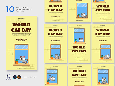 World Cat Day Instagram Stories cats instagram social media