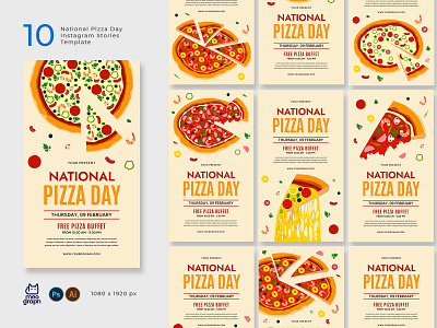 National Pizza Day Instagram Stories instagram stories