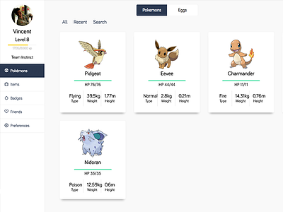 Pokemon Go desktop app concept