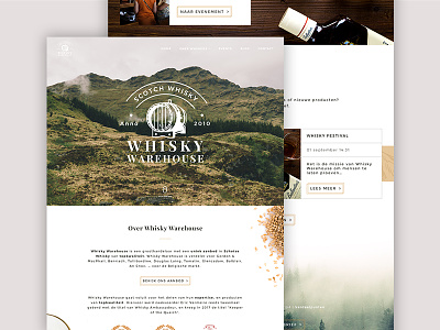 Whisky Warehouse - Webdesign dart development design ui ux webdesign webdevelopment whisky