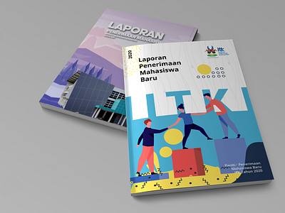 Cover Laporan PMB 2019-2020 branding design graphic design