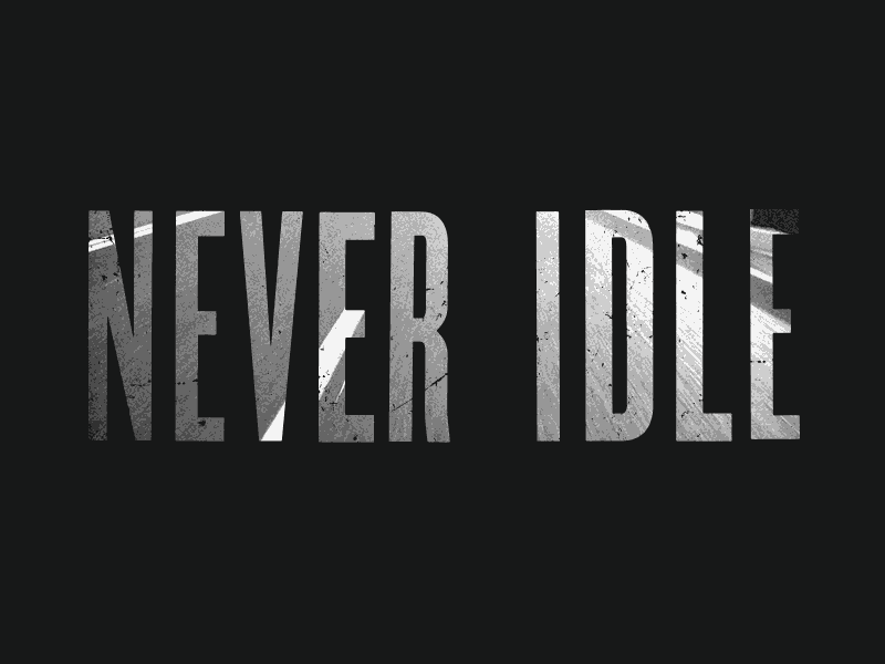 Never Idle Road Animation