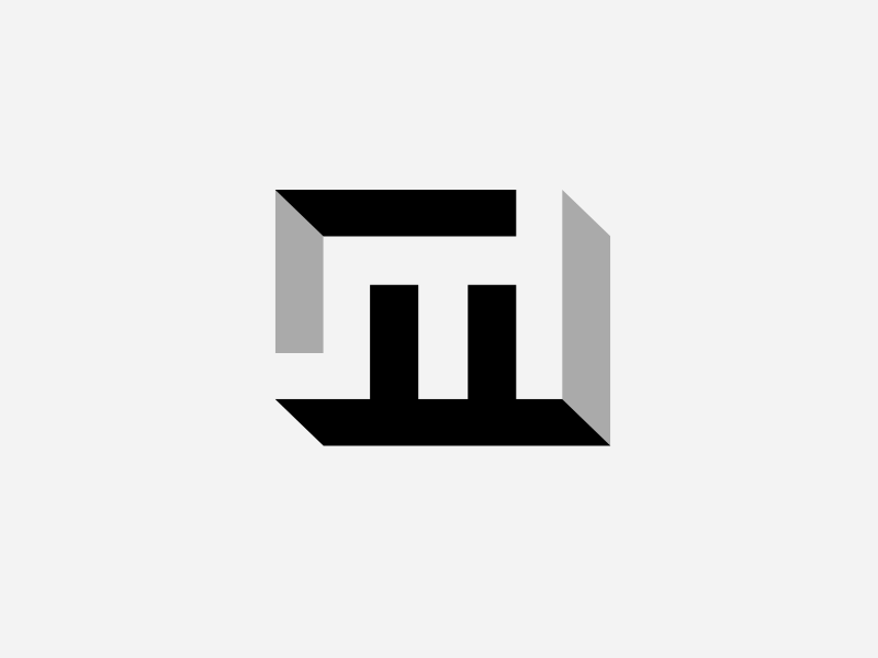 MTEC Logo Concept architecture branding graphic design letter logo m room technology