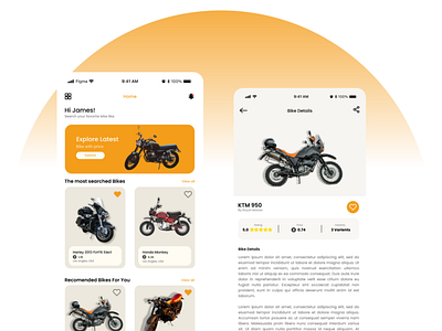 APPS Search Bike Classic and Modern appsmobile branding classic design graphic design inspiration mobile motorclassic ui uidesign ux