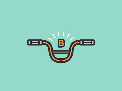 BMM - Bike Shop Branding b bike bike shop bikes handlebars icon illustration tires wheel