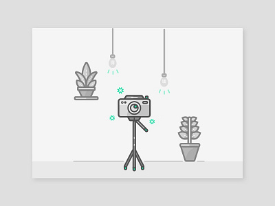 Services Icon - Photography camera icon illustration photography services