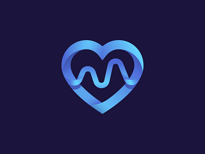 Heart Medicine Cardio icon logo by Gedas Meskunas on Dribbble