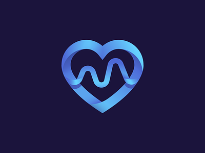 Heart Medicine Cardio icon logo