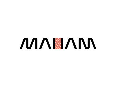 MaiiaM - Sushi & Japanese Street Food - Logo Design