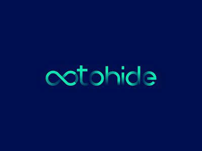 OctoHide - Infinity Logo Design arrow branding design eight gedas meskunas glogo hidden hide icon illustration infinity logo loop octa octo octopus vector wordmark