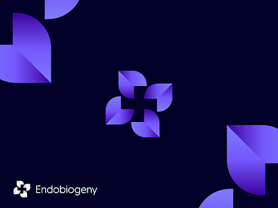 Endobiogeny logo design action arrows branding cross design endobiogeny gedas meskunas glogo help icon illustration leafe learn leaves logo medicine play vector windmill