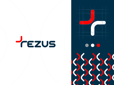 rezus logo blood branding cross design gedas meskunas glogo graphic design help icon illustration laboratory logo medicine new old rebranding vector