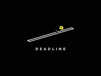 DeadLine | Compound logos by gLogo | Gedas Meskunas compound dead deadline evidence line logo minimal murder negative project