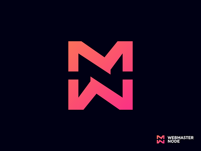 Web Master Node Lightning black bolt branding design gedas meskunas glogo gradient icon illustration letter lettering lightning lightning bolt logo logo creation master monogram node web