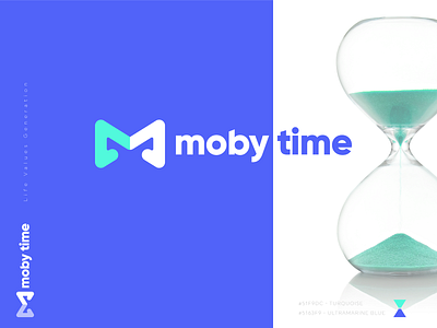 Moby Time Logo design