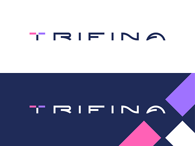 TriFina Holdings logo branding design family finance gedas meskunas glogo holdings icon illustration letter line logo logo creation monogram three triangle trifina vector