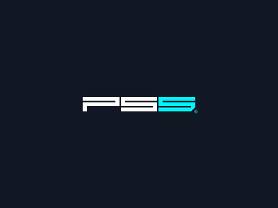 PS5 concept logo branding design games gedas meskunas glogo icon illustration letter logo logo creation minimalistic monogram playoff playstation ps5 rebound vector