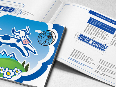 HARGHITA DAIRY PRODUCTS brand book branding graphic design illustration logo visual identity