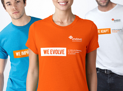 ENDAVA campaign design employer branding graphic design visual identity