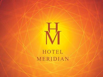 MERIDIAN HOTEL design graphic design logo logo design visual identity