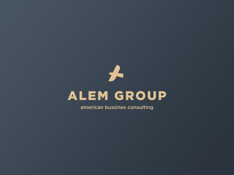 Alem Group real estate consulting american bussines falcon hawk monogramm a eagle