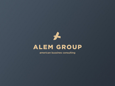 Alem Group a american bussines consulting eagle falcon hawk monogramm real estate