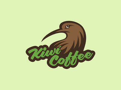 Kiwi Coffee bird branding coffee kiwi logo