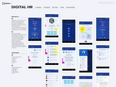 Digital HR / Mobile Application Design branding design icon illustration ui ux wcag wcag2.1