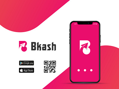 Bkash logo Redesign b mobile banking logo bkash logo bkash logo redesign branding graphic design letter b finance logo logo minimalist logo mobile banking logo